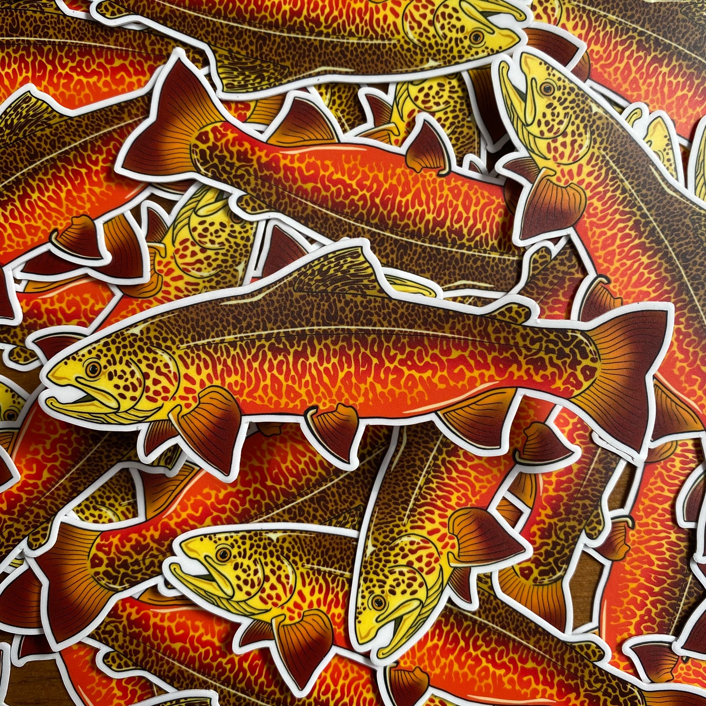 Tiger Trout - Vinyl Sticker