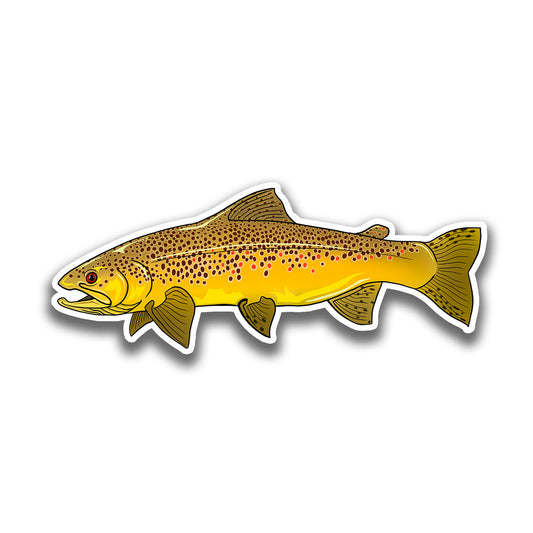 Brown Trout - Vinyl Sticker